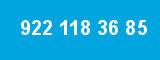922 118 36 85 922 118 36 85
